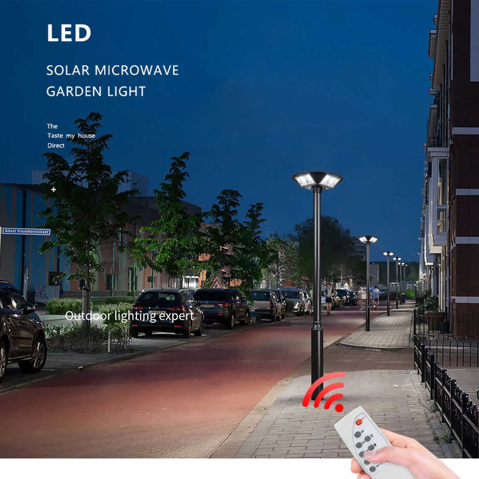 Beautiful design of solar powered outdoor garden lights, not only have the function of lighting but also beautify the environme