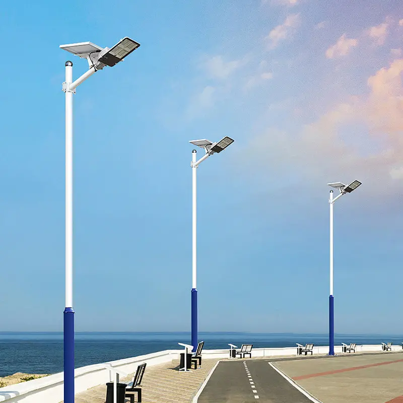 The principle structure of solar street light, advantages of wholesale solar street lights