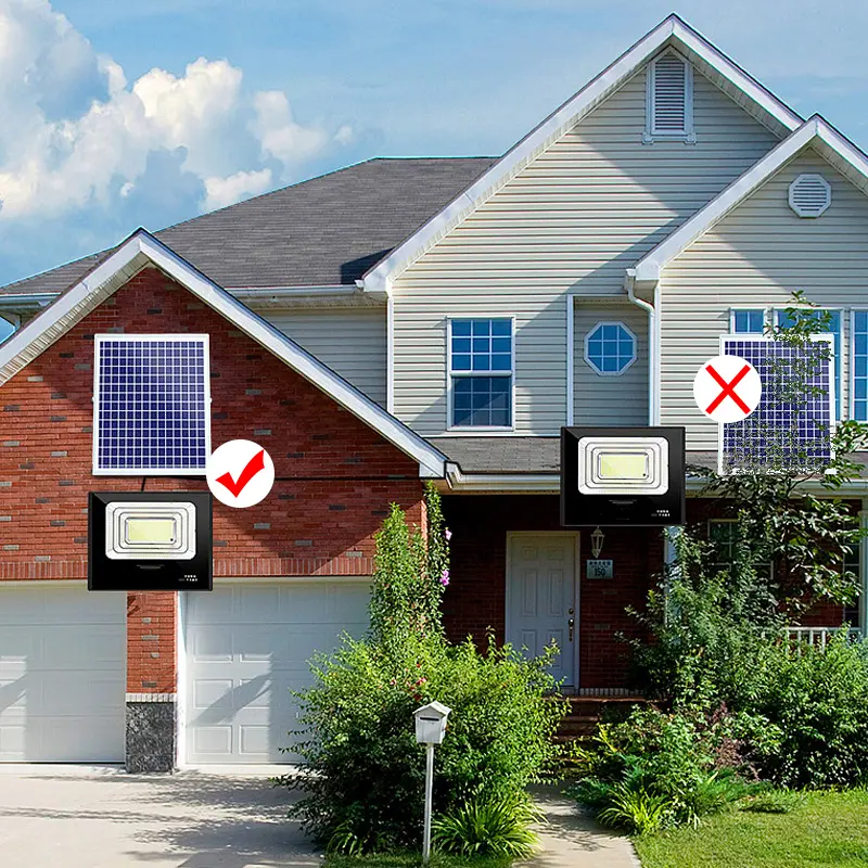 6 factors to consider when selecting a site to install solar led flood lights outdoor