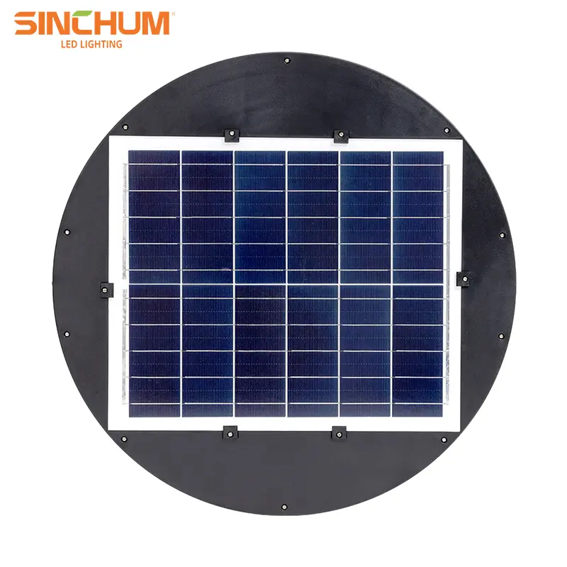 Round solar garden lights for landscape park lighting - Gallery