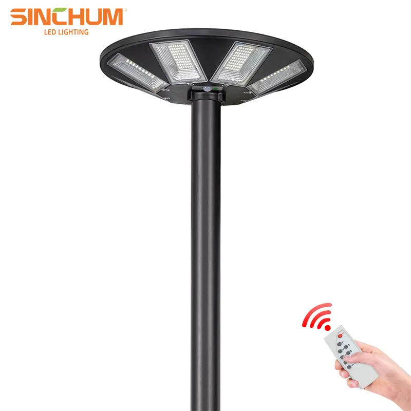 Round solar garden lights for landscape park lighting - Gallery