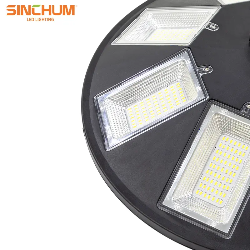 Round solar garden lights for landscape park lighting - Gallery