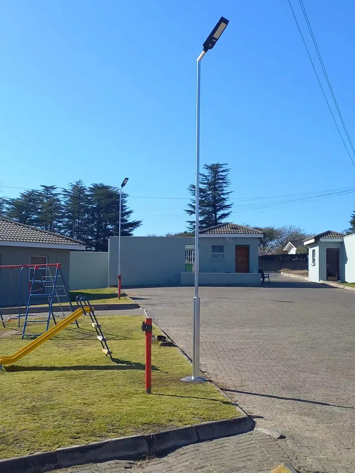 March 2021Africa Solar street Light project (7)