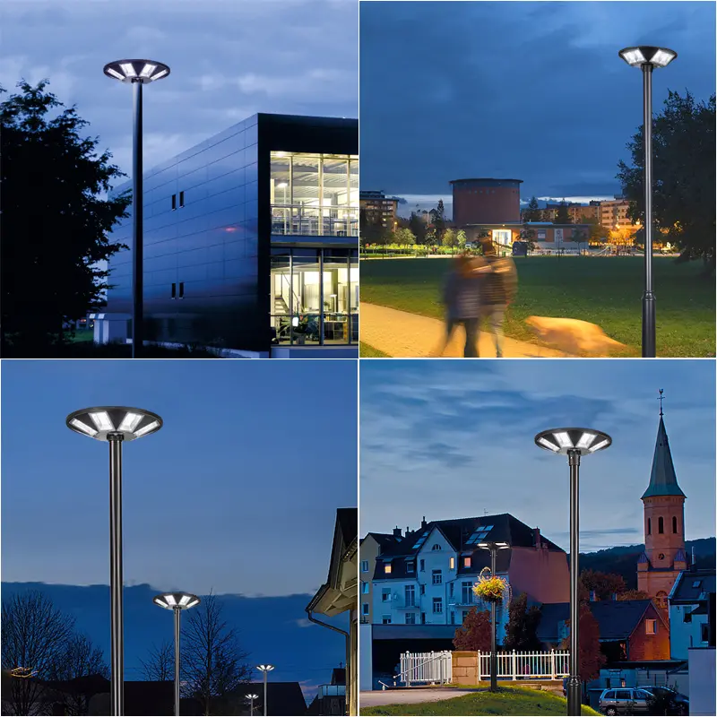 Solar powered outdoor garden lights