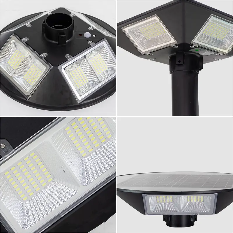 Solar powered outdoor garden lights