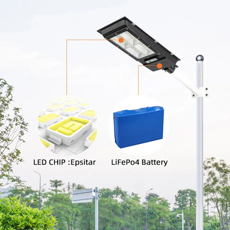 all in one solar street light